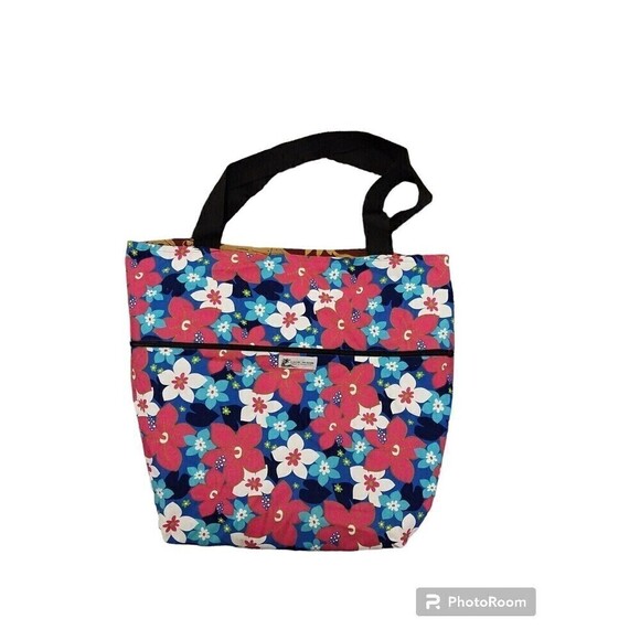 Local Design Handbags - Local Design Made In Hawaii Tote Bag Beach Flowers